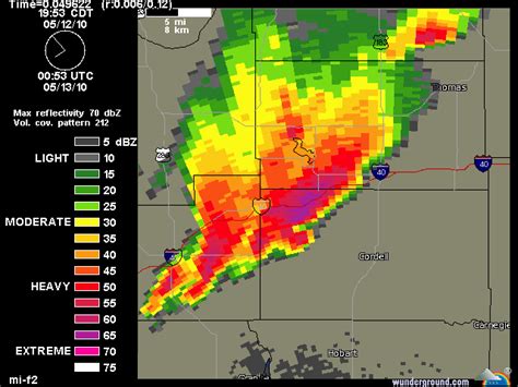 how to read weather radar maps